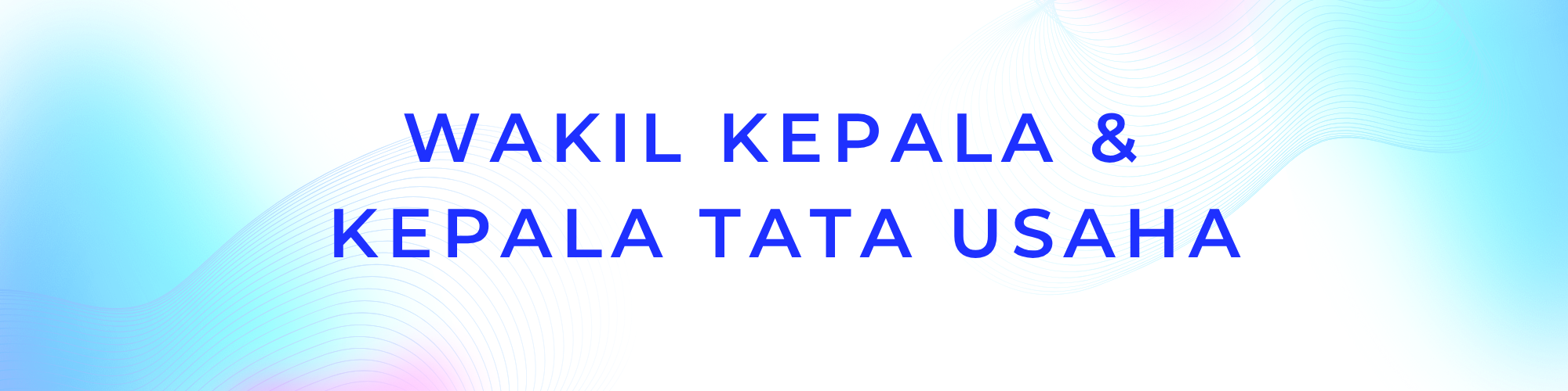 Wakasek dan Kepala TU